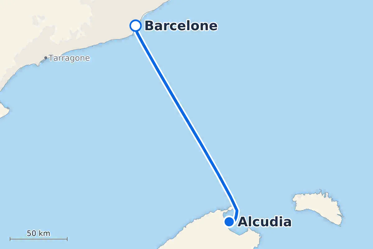 Barcelone - Alcudia